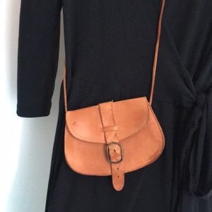 Vintage Banana Republic Leather Cross Body Satchel